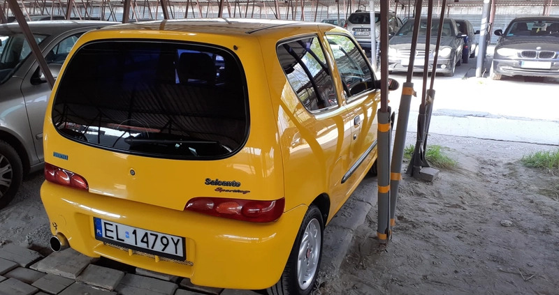 Fiat Seicento cena 8900 przebieg: 247452, rok produkcji 1998 z Łódź małe 277